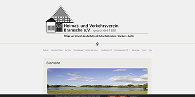 Website Heimat- und Verkehrsverein Bramsche e.V.